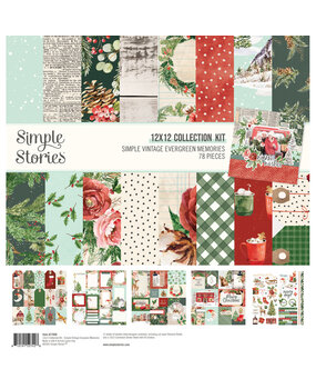 Simple Stories Simple Vintage Evergreen Memories Collection Kit (27800)