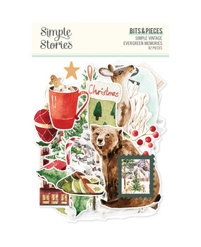 Simple Stories Simple Vintage Evergreen Memories Bits & Pieces (27826)