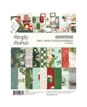 Simple Stories Simple Vintage Evergreen Memories 6x8 Inch Pad (27823)