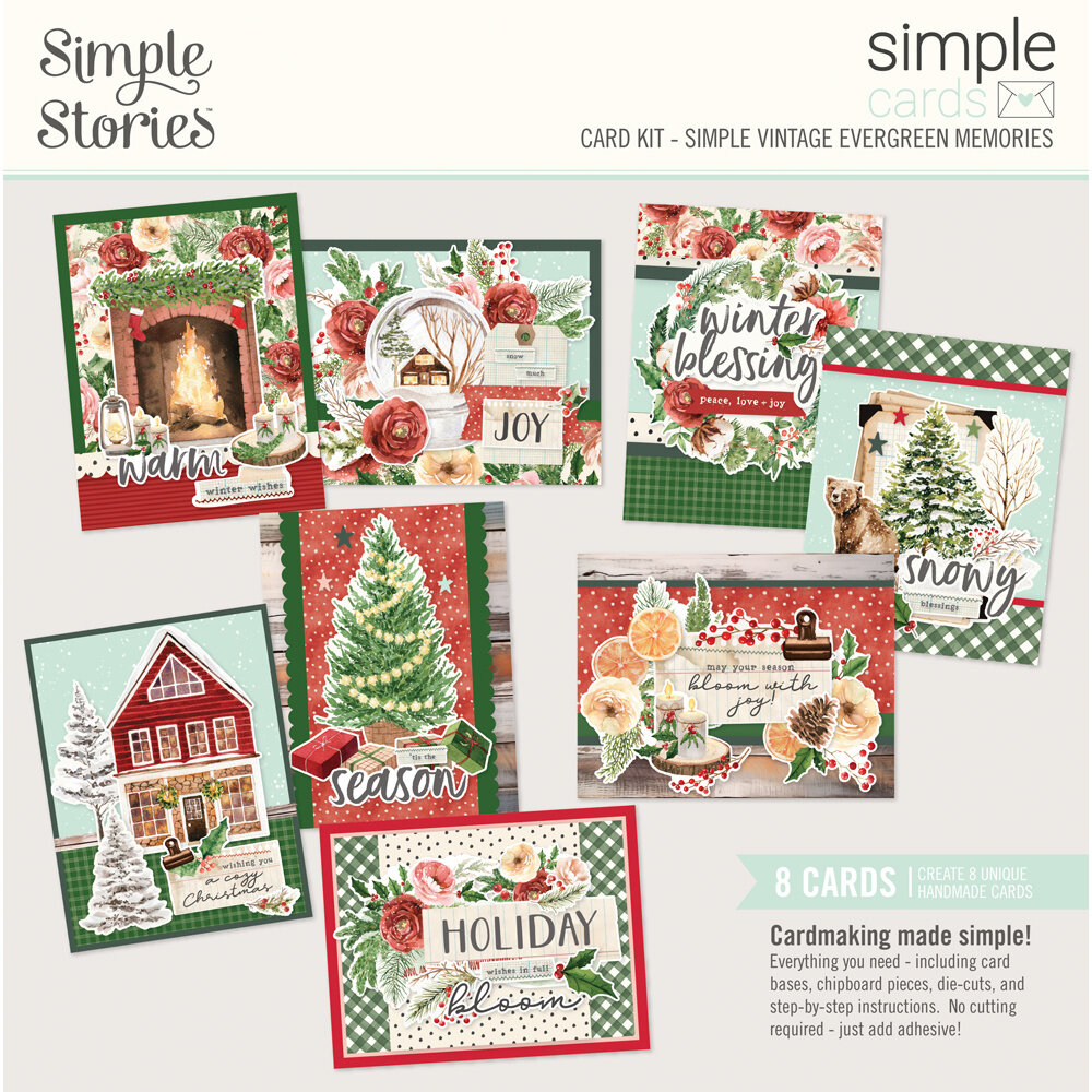 Simple Stories Simple Vintage Evergreen Memories 12x12 Inch Simple Cards Kit (27835) Simple Stories Simple Vintage Evergreen Memories 12x12 Inch Simple Cards Kit (27835)