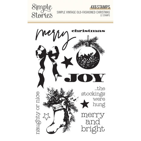 Simple Stories Simple Vintage Old-Fashioned Christmas Stamps (27624)