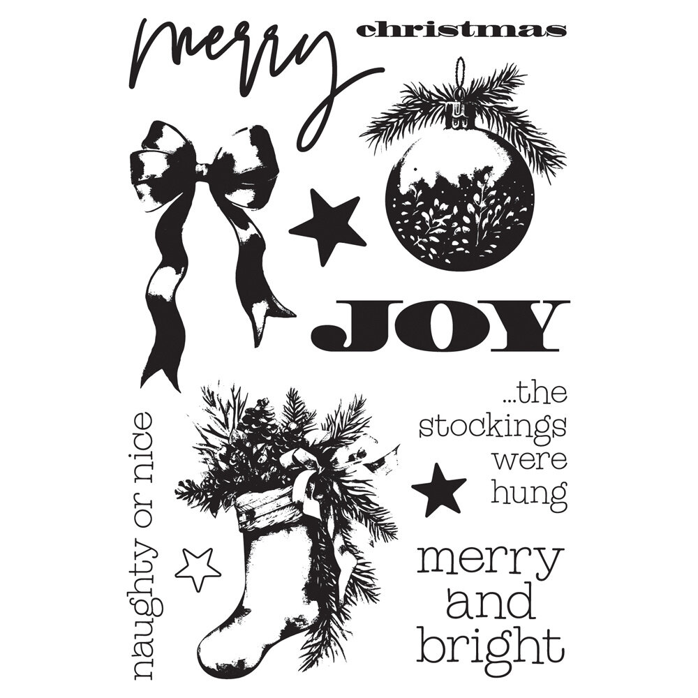 Simple Stories Simple Vintage Old-Fashioned Christmas Stamps (27624)