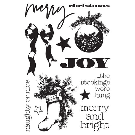 Simple Stories Simple Vintage Old-Fashioned Christmas Stamps (27624)