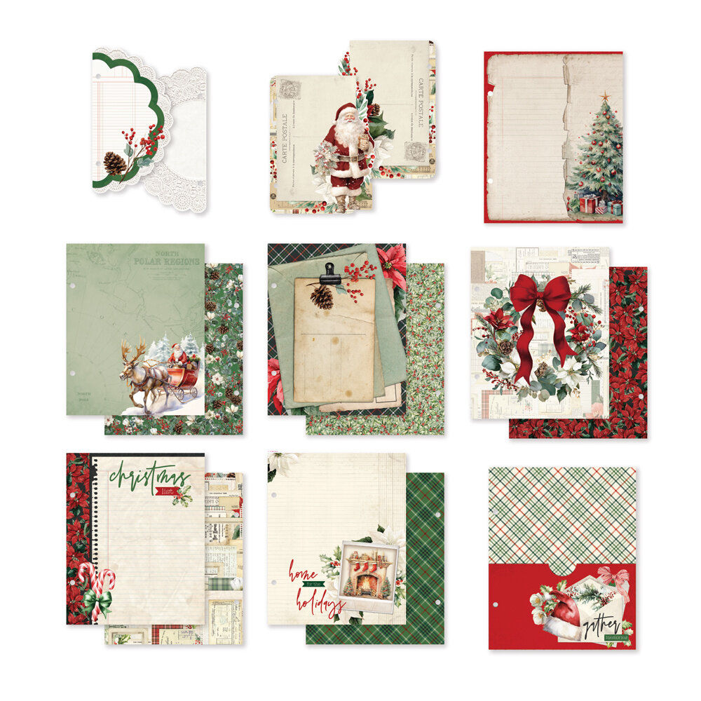 Simple Stories Simple Vintage Old-Fashioned Christmas SN@P! 6x8 Inch Binder Inserts (27634) Simple Stories Simple Vintage Old-Fashioned Christmas SN@P! 6x8 Inch Binder Inserts (27634)