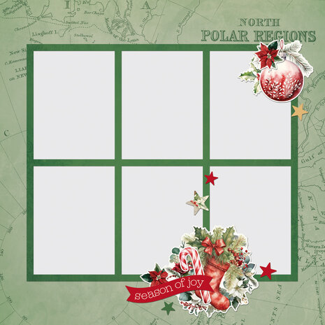 Simple Stories Simple Vintage Old-Fashioned Christmas Simple Pages Pieces (27633)