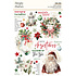 Simple Vintage Old-Fashioned Christmas Rub Ons (27629)