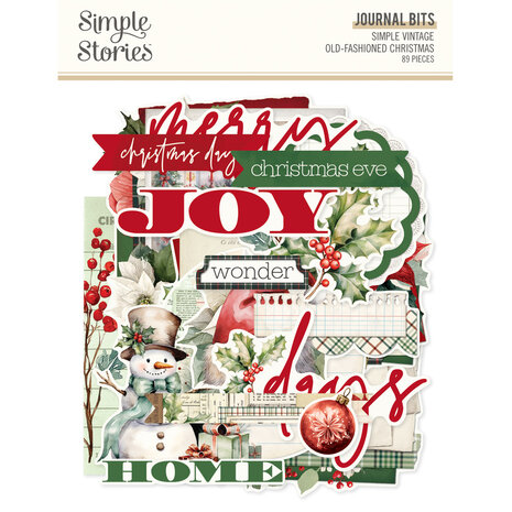 Simple Stories Simple Vintage Old-Fashioned Christmas Journal Bits & Pieces (27627)