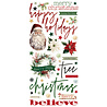 Simple Stories Simple Vintage Old-Fashioned Christmas Foam Stickers (27630)