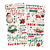 Simple Stories Simple Vintage Old-Fashioned Christmas Foam Stickers (27630)