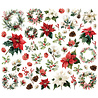 Simple Stories Simple Vintage Old-Fashioned Christmas Floral Bits & Pieces (27628)