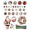 Simple Stories Simple Vintage Old-Fashioned Christmas Decorative Brads (27631)
