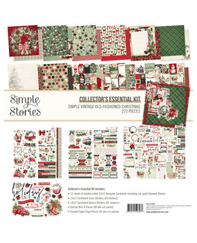 Simple Stories Simple Vintage Old-Fashioned Christmas Collectors Essentials Kit (27601)