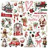 Simple Stories Simple Vintage Old-Fashioned Christmas Chipboard Pieces (27625)