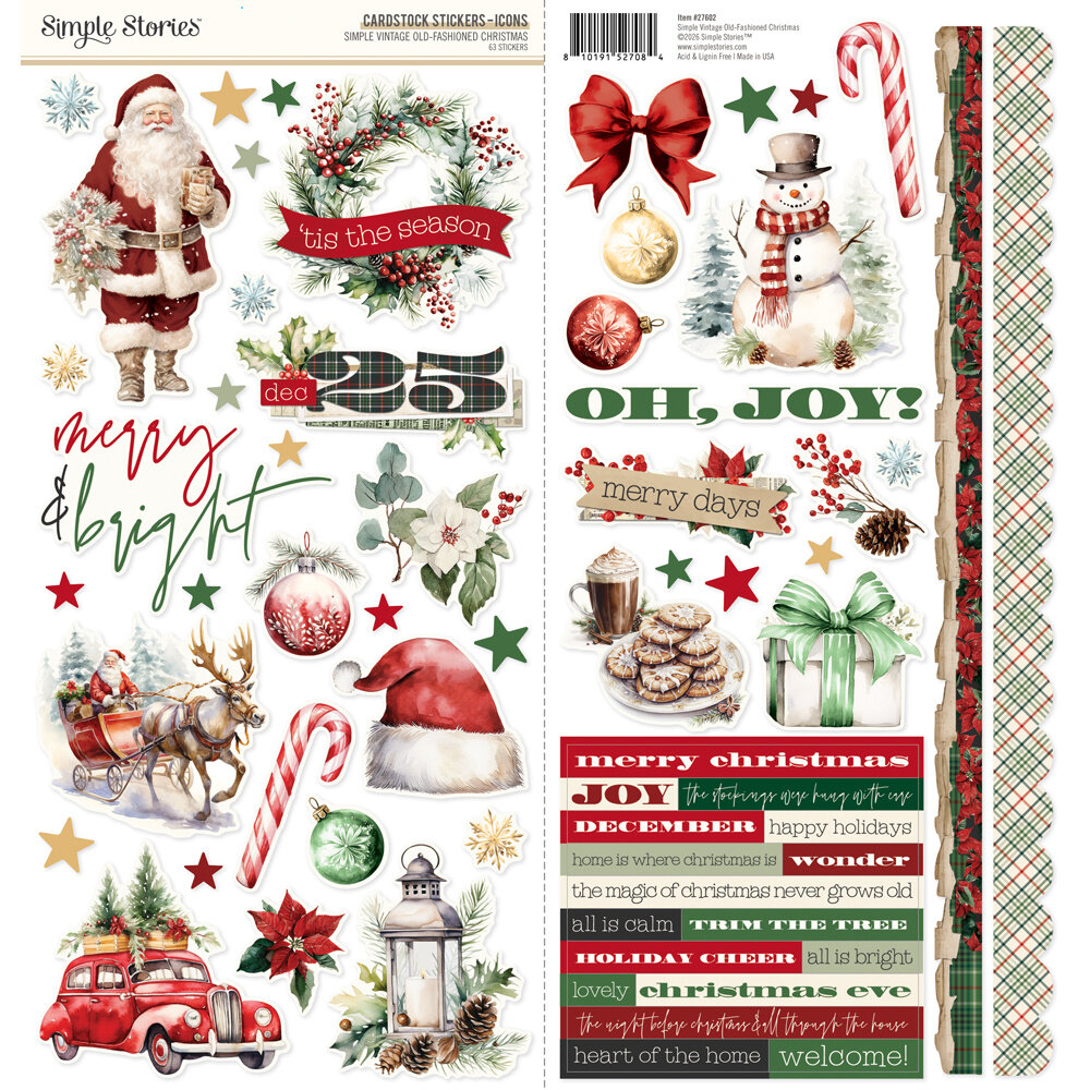 Simple Stories Simple Vintage Old-Fashioned Christmas Collection Kit (27600) Simple Stories Simple Vintage Old-Fashioned Christmas Collection Kit (27600)
