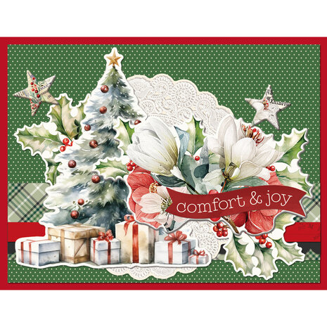 Simple Stories Simple Vintage Old-Fashioned Christmas 12x12 Inch Simple Cards Kit (27635)