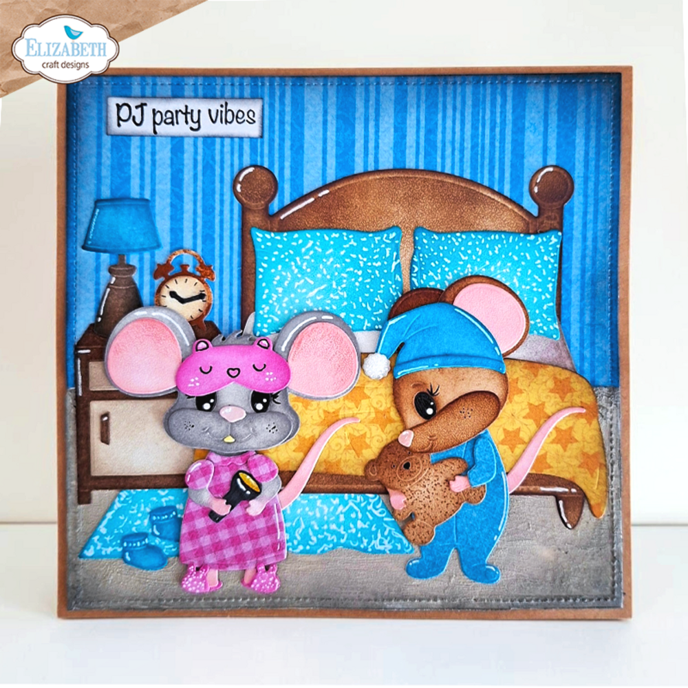 Elizabeth Craft Designs Snuggle Season Die Bedtime by Cute & Whimsical (2383) Elizabeth Craft Designs Snuggle Season Die Bedtime by Cute & Whimsical (2383)