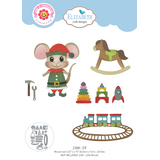 Elizabeth Craft Designs Snuggle Season Die Elf by Cute & Whimsical (2388)