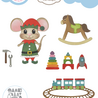 Elizabeth Craft Designs Snuggle Season Die Elf by Cute & Whimsical (2388) Elizabeth Craft Designs Snuggle Season Die Elf by Cute & Whimsical (2388)