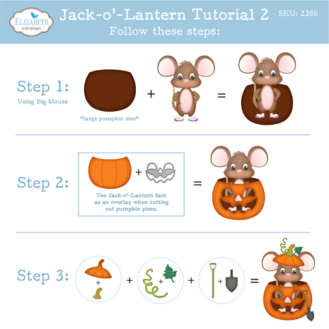 Elizabeth Craft Designs Snuggle Season Die Jack-o'- Lantern by Cute & Whimsical (2386) Elizabeth Craft Designs Snuggle Season Die Jack-o'- Lantern by Cute & Whimsical (2386)