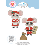 Elizabeth Craft Designs Snuggle Season Die Santa and Mrs. Claus by Cute & Whimsical (2387)