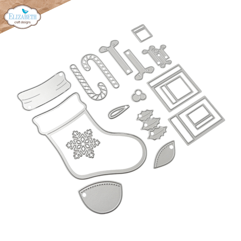 Elizabeth Craft Designs Snuggle Season Die Stocking by Cute & Whimsical (2389) Elizabeth Craft Designs Snuggle Season Die Stocking by Cute & Whimsical (2389)
