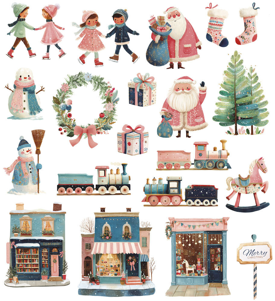 Papers For You Christmas Village Die Cuts (20pcs) (PFY-16489) Papers For You Christmas Village Die Cuts (20pcs) (PFY-16489)