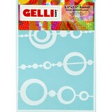 Gelli Arts Bead 5.5x7.5 Inch Stencil (GELBS5)