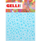 Gelli Arts Dots 5.25x7.25 Inch Stencil by Marsha Valk (GELDS5)