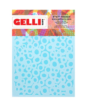 Gelli Arts Dots 5.25x7.25 Inch Stencil by Marsha Valk (GELDS5)