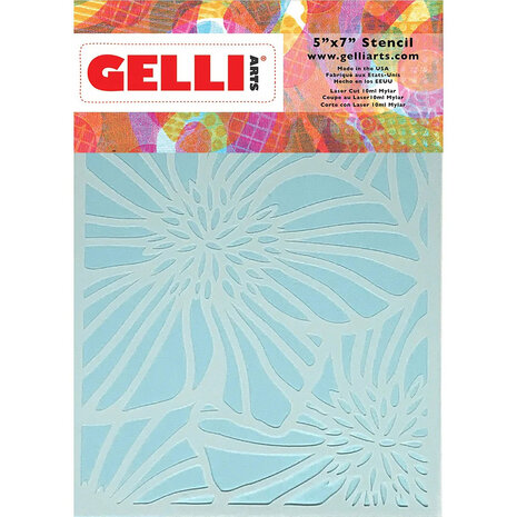 Gelli Arts Hellebore 5.25x7.25 Inch Stencil by Marsha Valk (GELHS5) Gelli Arts Hellebore 5.25x7.25 Inch Stencil by Marsha Valk (GELHS5)