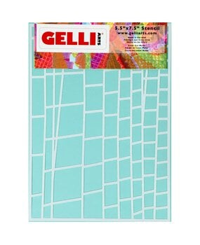 Gelli Arts Ladder 5.5x7.5 Inch Stencil (GELLS5)