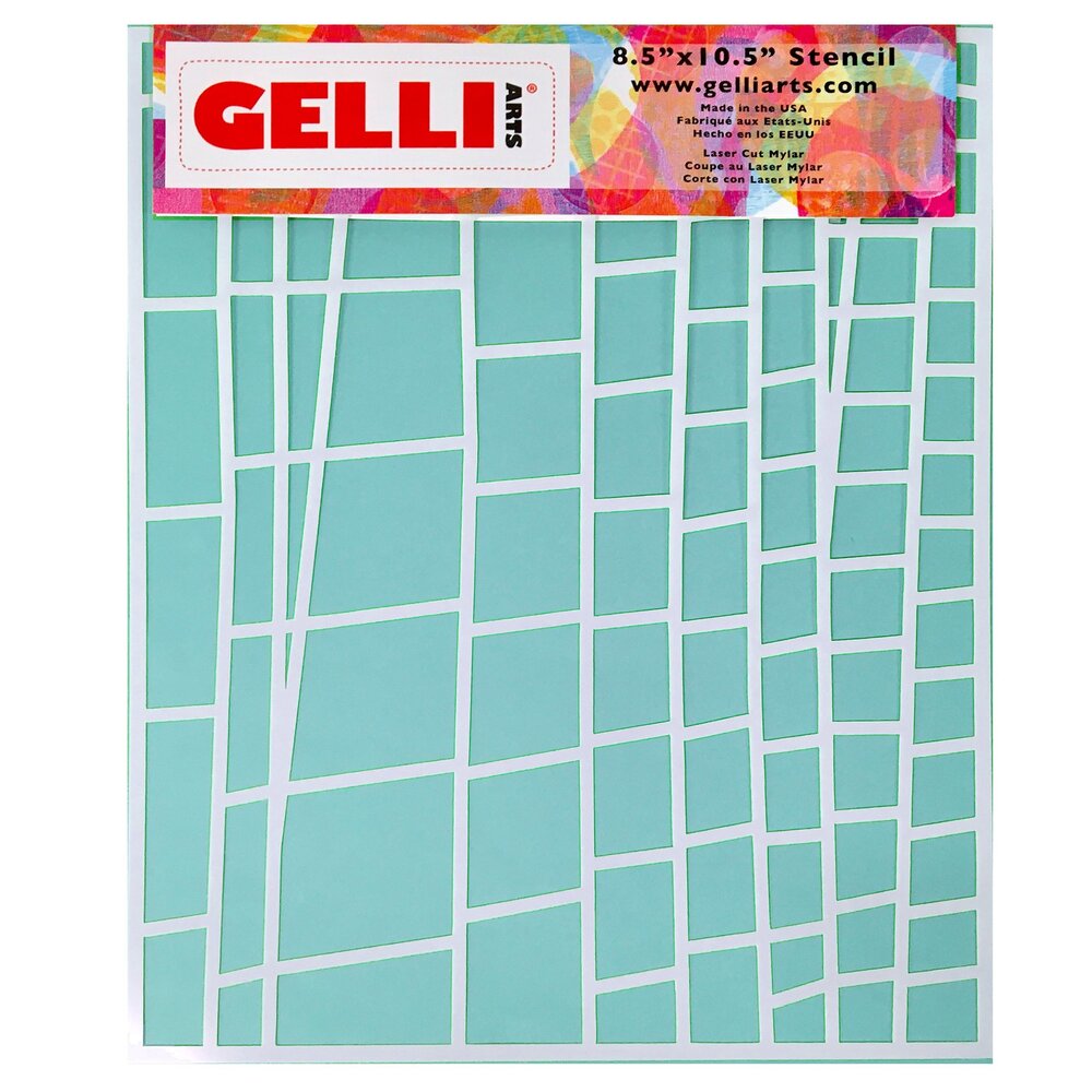 Gelli Arts Ladder Stencil 8.5x10.5 Inch Stencil (GELLS8) Gelli Arts Ladder Stencil 8.5x10.5 Inch Stencil (GELLS8)