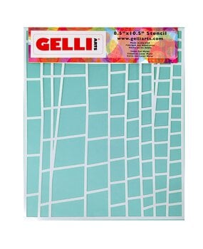 Gelli Arts Ladder Stencil 8.5x10.5 Inch Stencil (GELLS8)