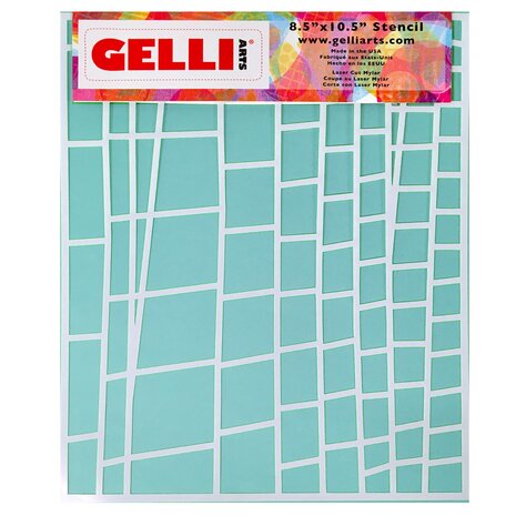 Gelli Arts Ladder Stencil 8.5x10.5 Inch Stencil (GELLS8) Gelli Arts Ladder Stencil 8.5x10.5 Inch Stencil (GELLS8)