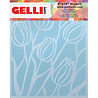 Gelli Arts Tulip 8.25x10.25 Inch Stencil by Giovanna Zara (GELTS8) Gelli Arts Tulip 8.25x10.25 Inch Stencil by Giovanna Zara (GELTS8)