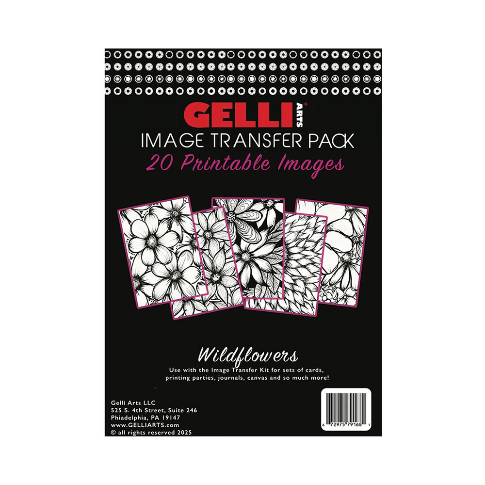 Gelli Arts Image Transfer Pack Wildflowers (GELITW) Gelli Arts Image Transfer Pack Wildflowers (GELITW)