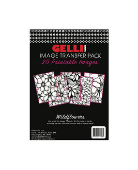 Gelli Arts Image Transfer Pack Wildflowers (GELITW)