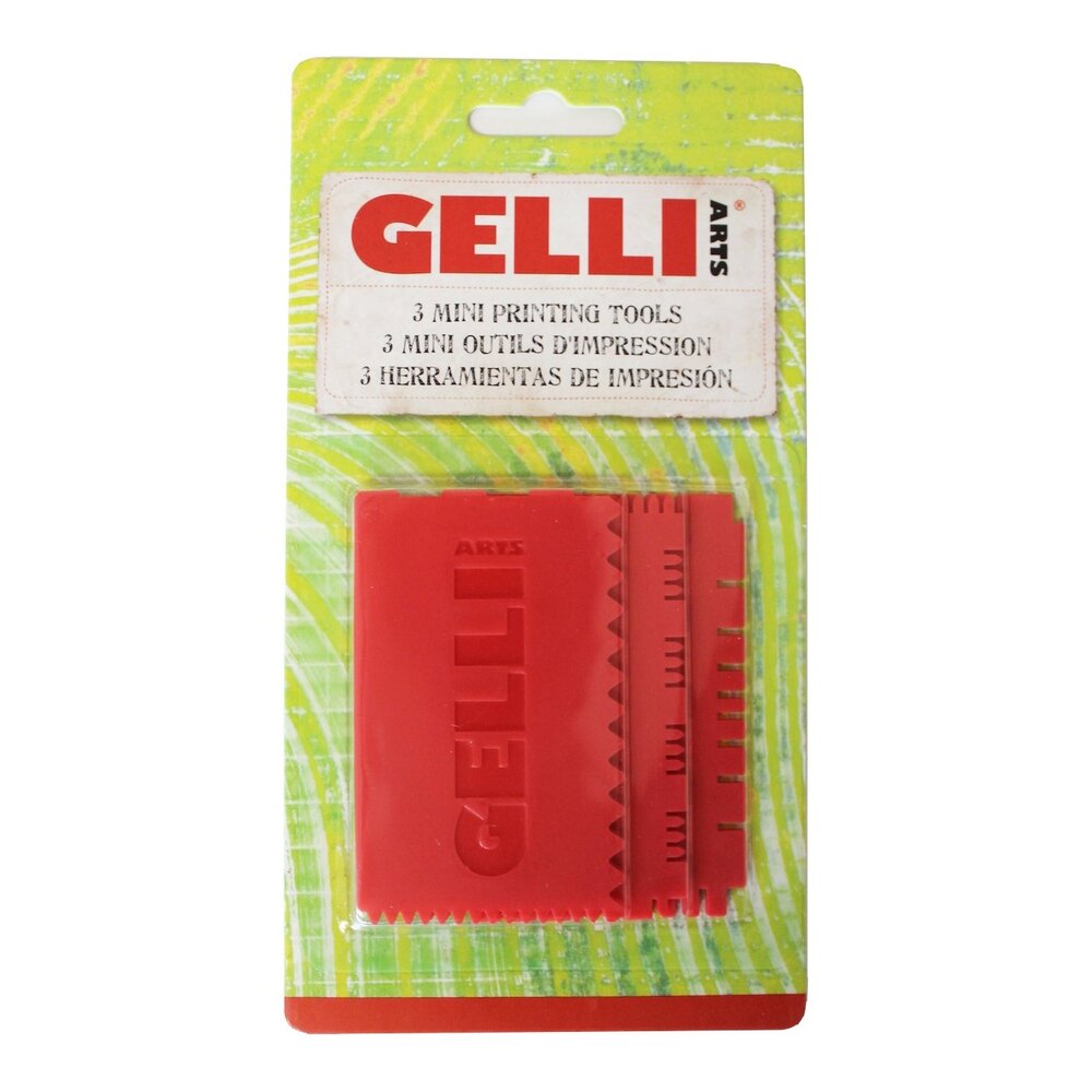 Gelli Arts Printing Tool Mini Set of 3 (GELMPT) Gelli Arts Printing Tool Mini Set of 3 (GELMPT)