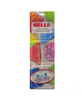 Gelli Arts Gel Plate Mini Set: Round, Square, Triangle (GELRST)