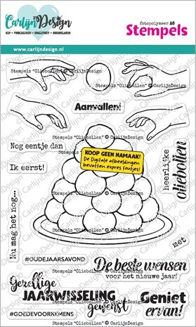 CarlijnDesign Clear Stamps Oliebollen by CarlijnDesign (CDST-0189) CarlijnDesign Clear Stamps Oliebollen by CarlijnDesign (CDST-0189)