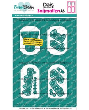 CarlijnDesign Dies A6 Card Basics 1 by DaisCreaPlace (CDSN-0398) CarlijnDesign Dies A6 Card Basics 1 by DaisCreaPlace (CDSN-0398)