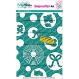 CarlijnDesign Dies A6 Achtergrond Cirkels by CarlijnDesign (CDSN-0399)