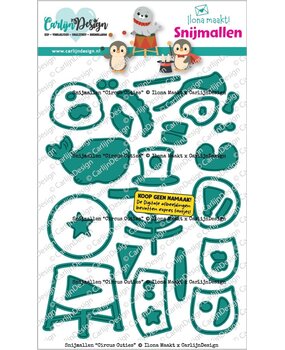 CarlijnDesign Dies Circus Cuties by Ilona Maakt (CDSN-0402) CarlijnDesign Dies Circus Cuties by Ilona Maakt (CDSN-0402)