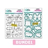 CarlijnDesign Clear Stamps & Dies Nieuwjaar Konijnen by Gemaakt door Rowena (CDBD-0002) CarlijnDesign Clear Stamps & Dies Nieuwjaar Konijnen by Gemaakt door Rowena (CDBD-0002)