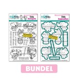 CarlijnDesign Clear Stamps & Dies Circus Olifanten by DaisCreaPlace (CDBD-0001)