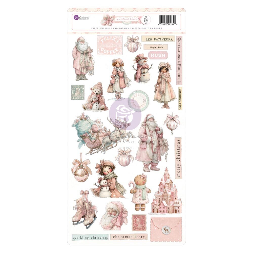 Prima Marketing Christmas Blush Stickers by Frank Garcia (982645) Prima Marketing Christmas Blush Stickers by Frank Garcia (982645)