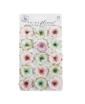 Prima Marketing Christmas Blush Flowers Snowy Morning (20pcs) by Frank Garcia (686277)