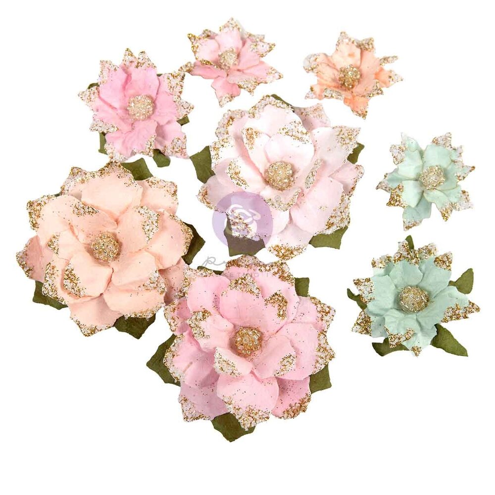 Prima Marketing Christmas Blush Flowers Warm & Cozy (8pcs) by Frank Garcia (686291) Prima Marketing Christmas Blush Flowers Warm & Cozy (8pcs) by Frank Garcia (686291)