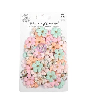 Prima Marketing Christmas Blush Flowers Jolly Memories (2pcs) by Frank Garcia (686307)