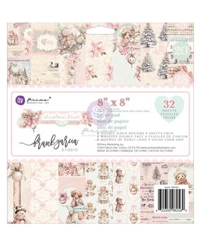 Prima Marketing Christmas Blush 8x8 Inch Paper Pad by Frank Garcia (982560)